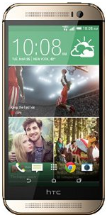 HTC ONE M8, AMBER GOLD 32GB (VERIZON WIRELESS)